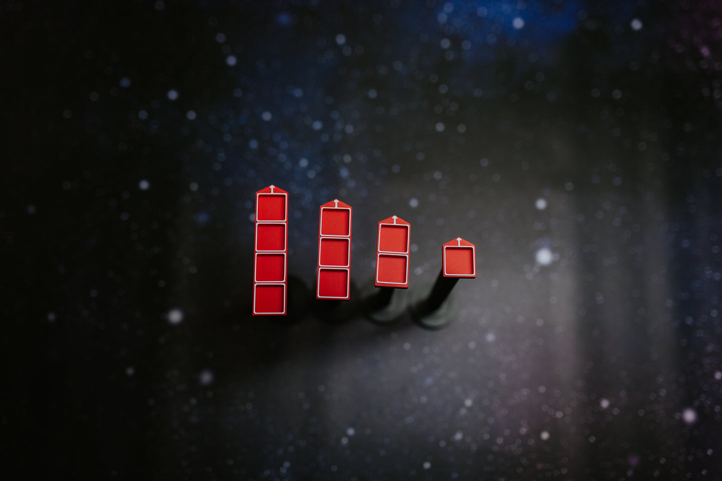 Wound markers damage counters for tracking miniature health in tabletop wargaming