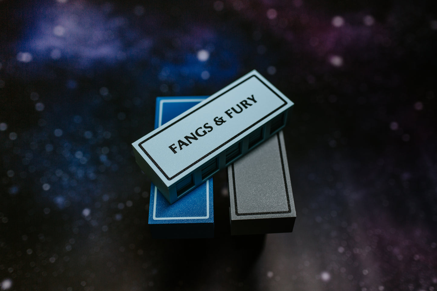 Wolf Brothers token sets stacked - 54 piece space marine army tokens with magnetic storage for sci-fi wargaming