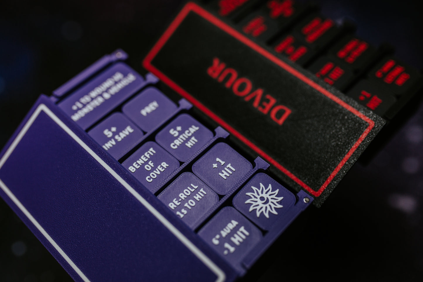 Closeup on Alien Bug Token Sets | Complete 63-Piece Swarm Warfare Collection for sci-fi wargaming