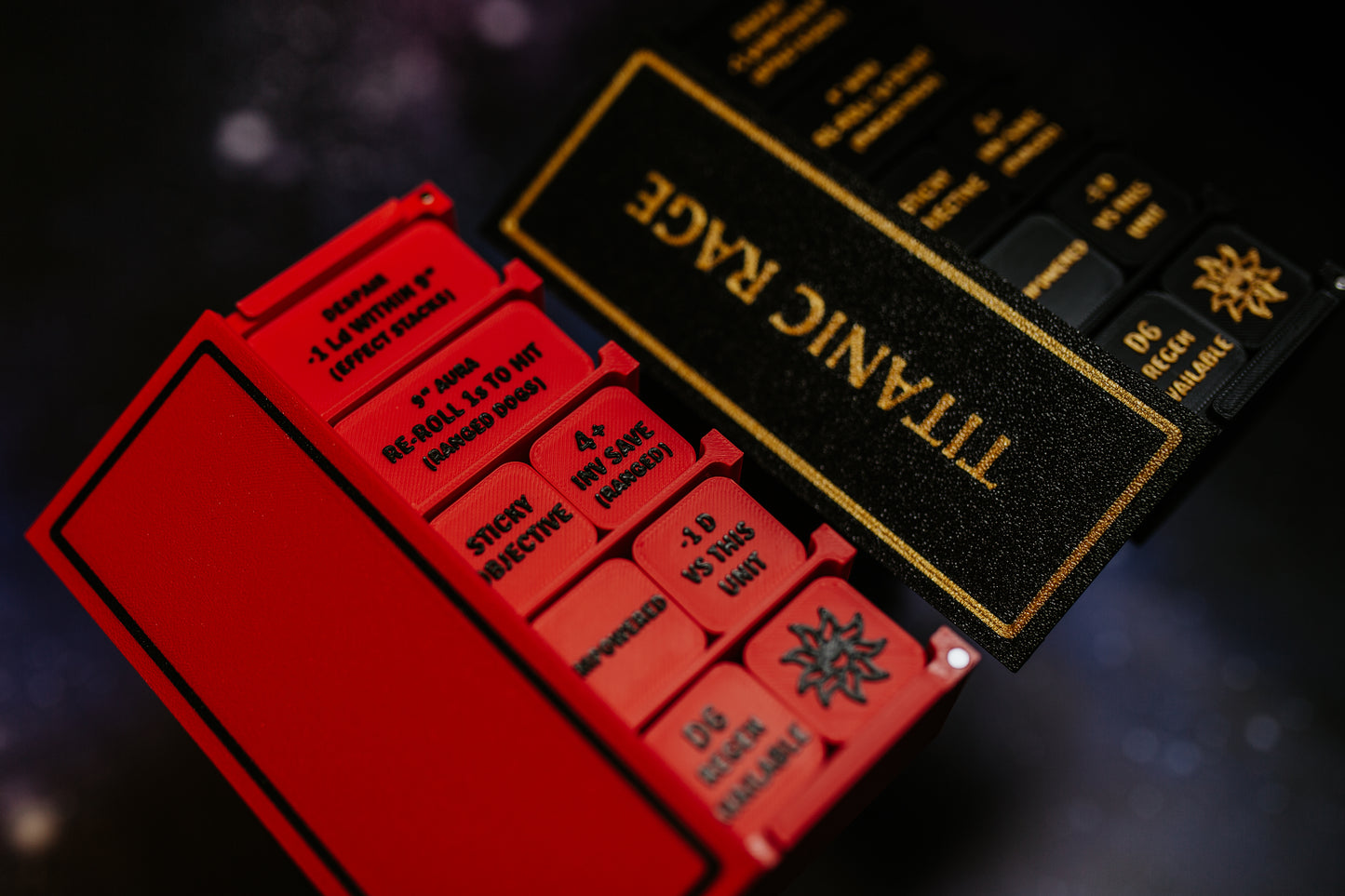 Closeup on Chaotic Titans token sets