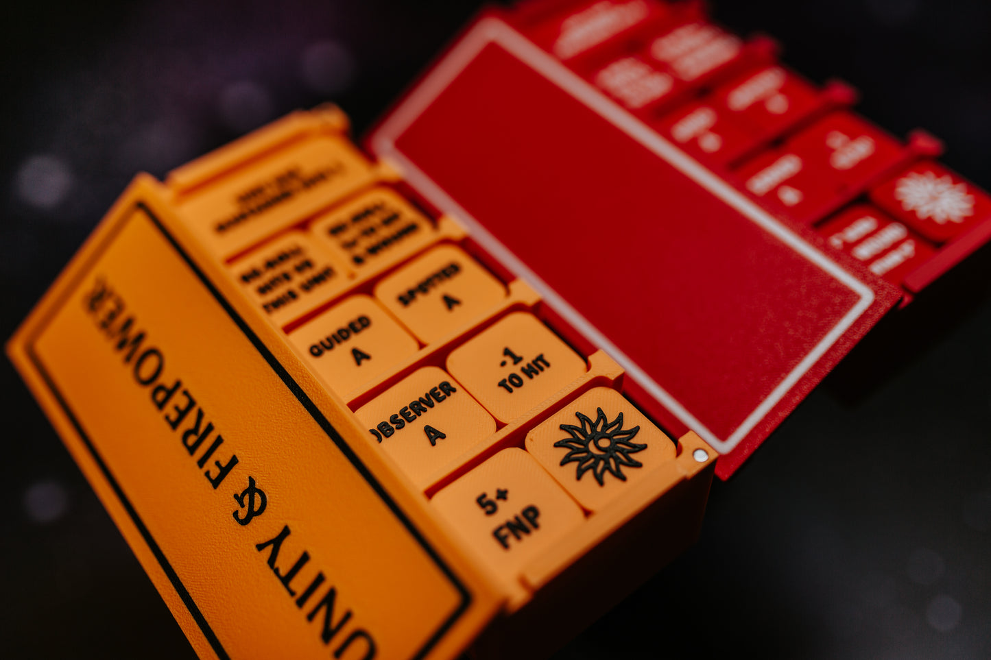 Closeup on Greater Good Token Sets | Complete 65-Piece Tactical Warfare Collection for sci-fi wargaming
