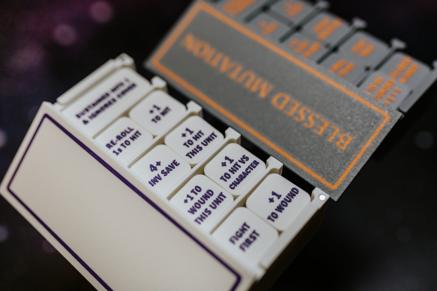 Closeup on Stealer Hive Cult Token Sets | Complete 69-Piece Infiltration Collection for sci-fi wargaming