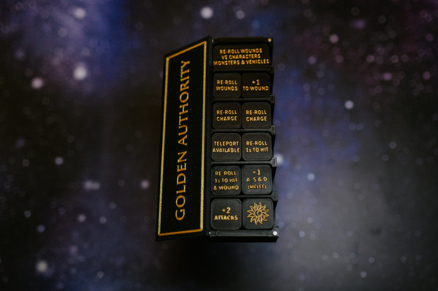 Golden Janitors Token Set | Complete 103-Piece Elite Guardian Collection for sci-fi wargaming
