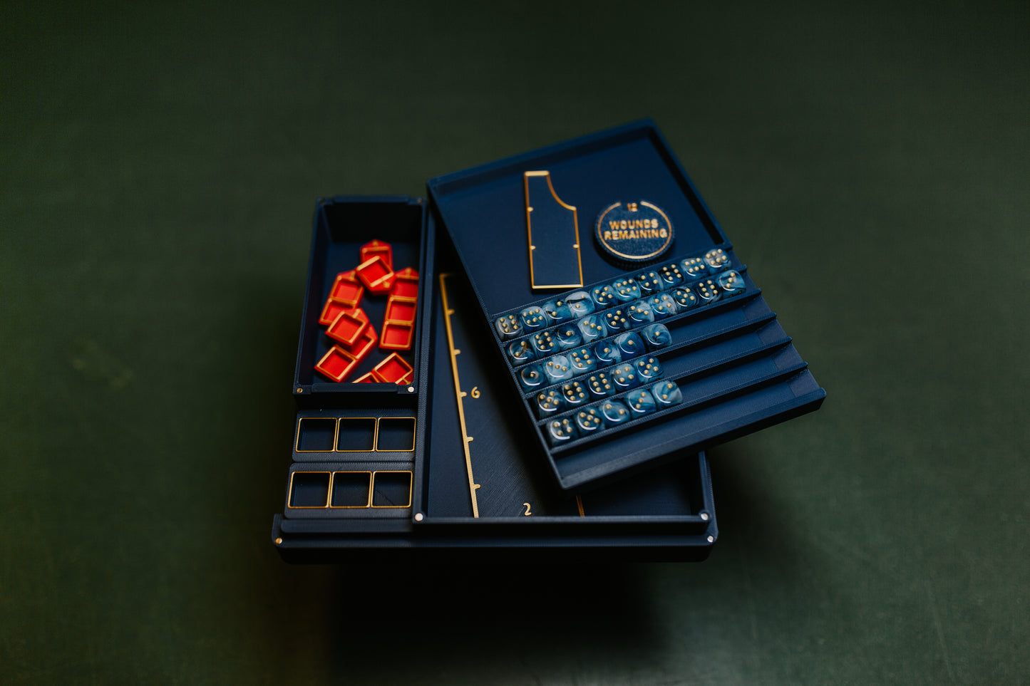 The Battlebox | Magnetic Storage Box & Dice Tray | Tabletop Game Organizer & Travel Case