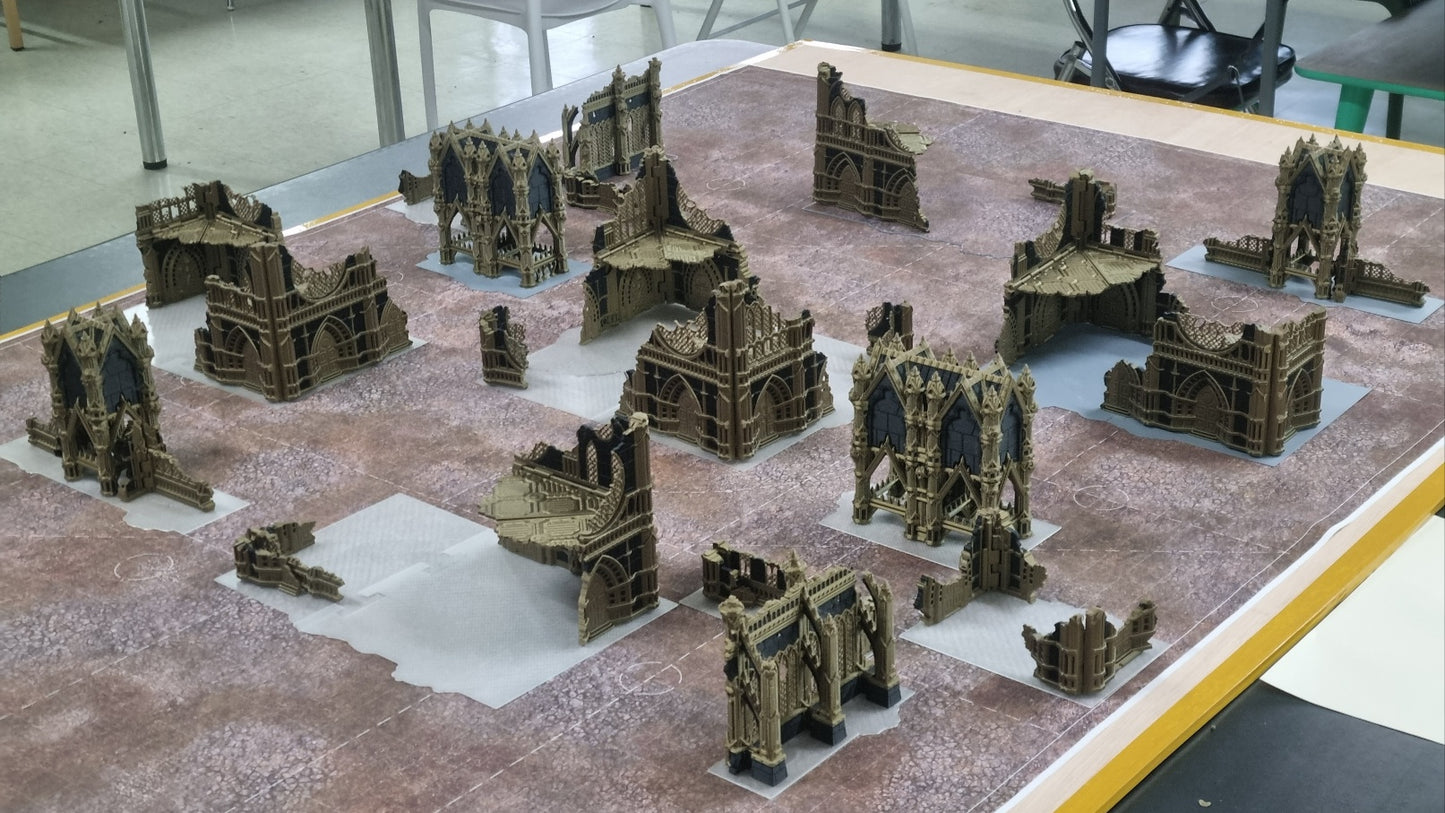 11th Folding Terrain Set, NuGoth by Tinker Junkie