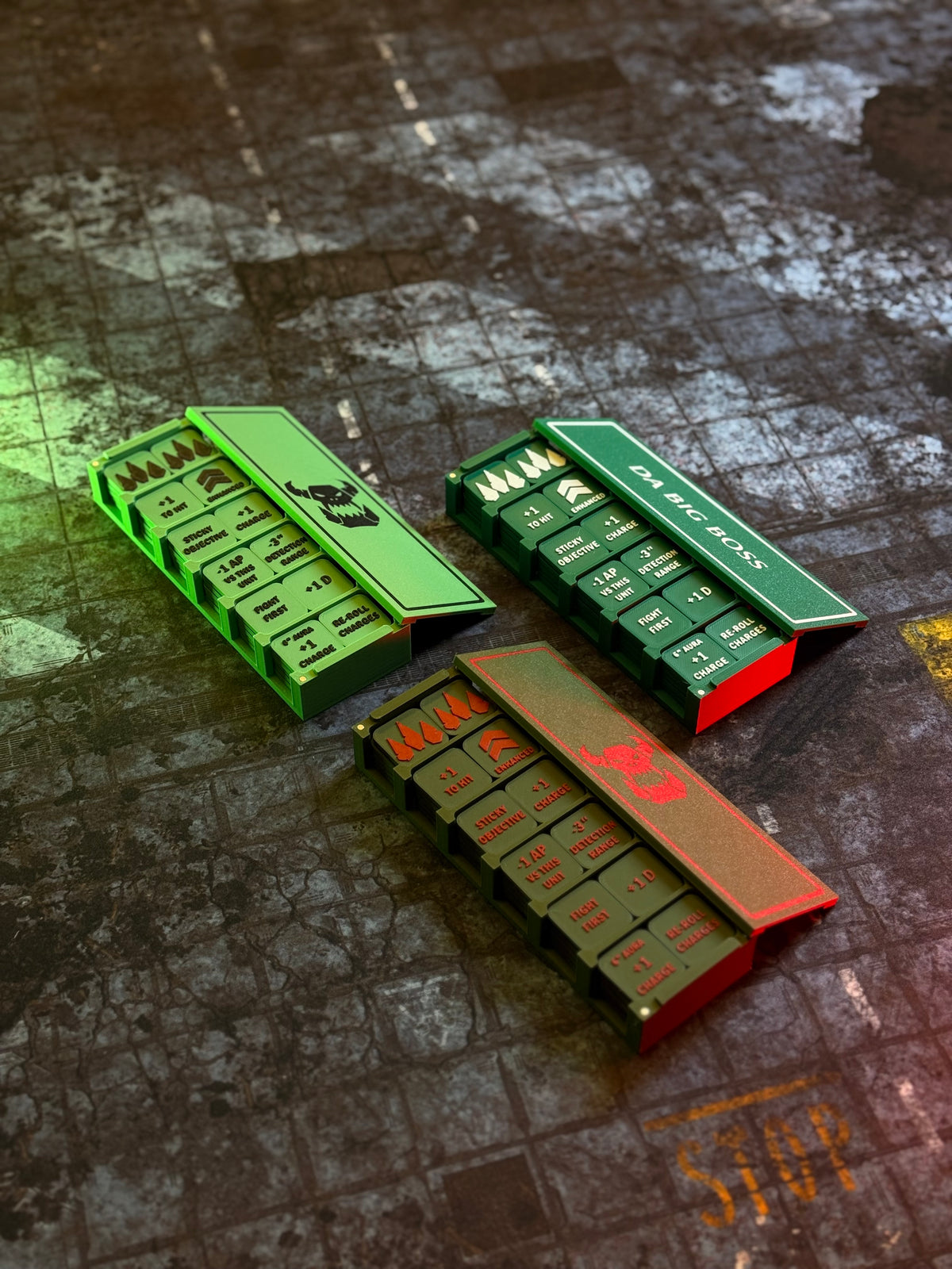 Space Orcs Token Set | Made for 11th | Sci-Fi Wargaming