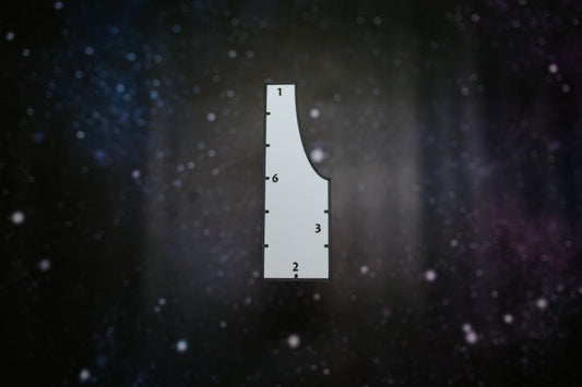 6-Inch Combat & Movement Gauge | Tabletop Wargame Measuring Tool for Miniatures