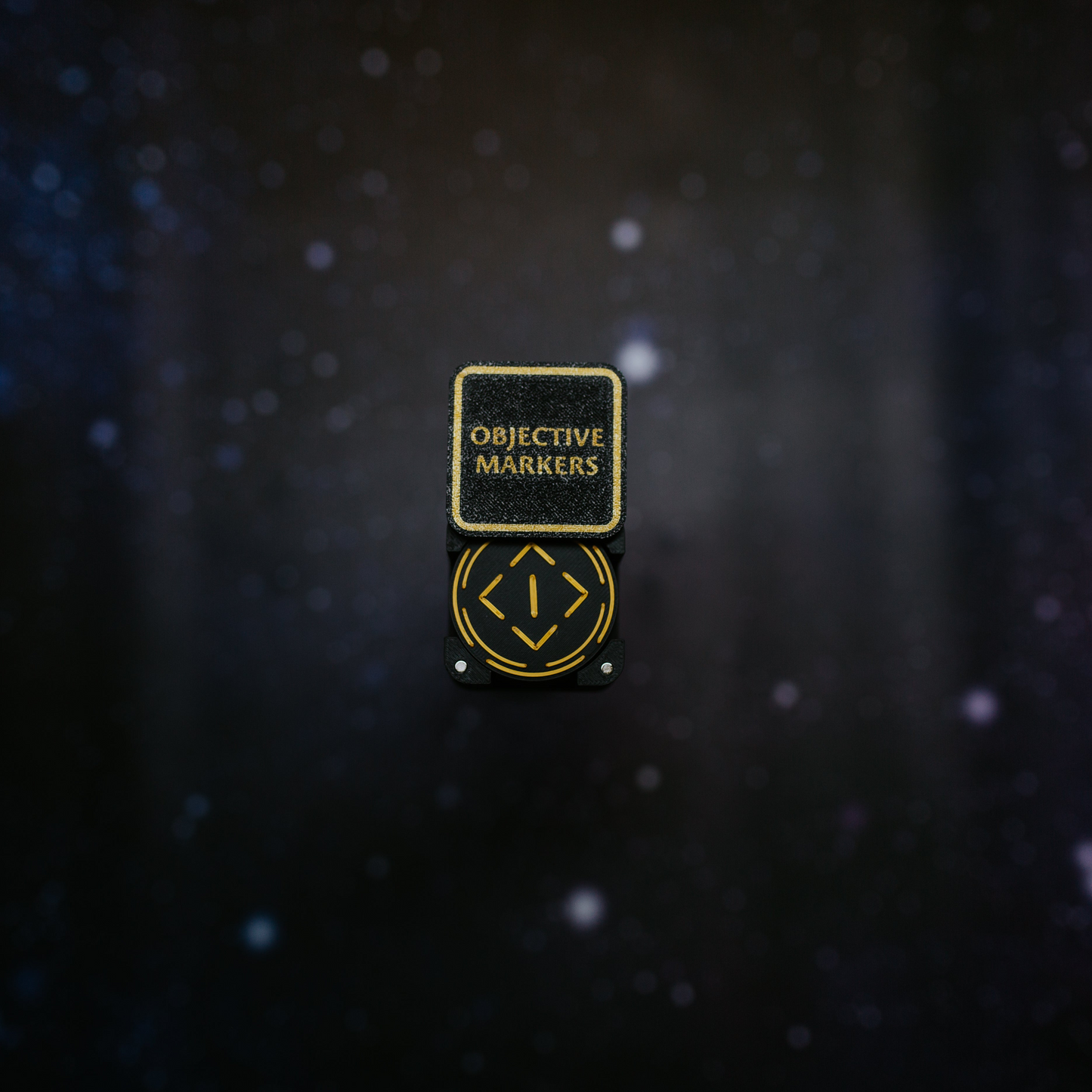 Objective Markers Wargaming | Numbered 40mm Set | Magnetic Storage