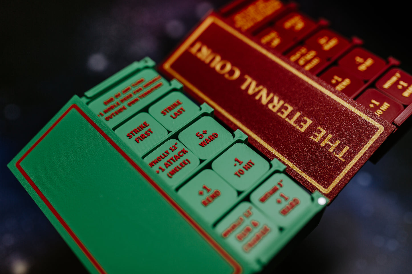 Closeup on Corpse Eaters Token Sets | Complete 51-Piece Royal Undead Army Collection for fantasy wargaming