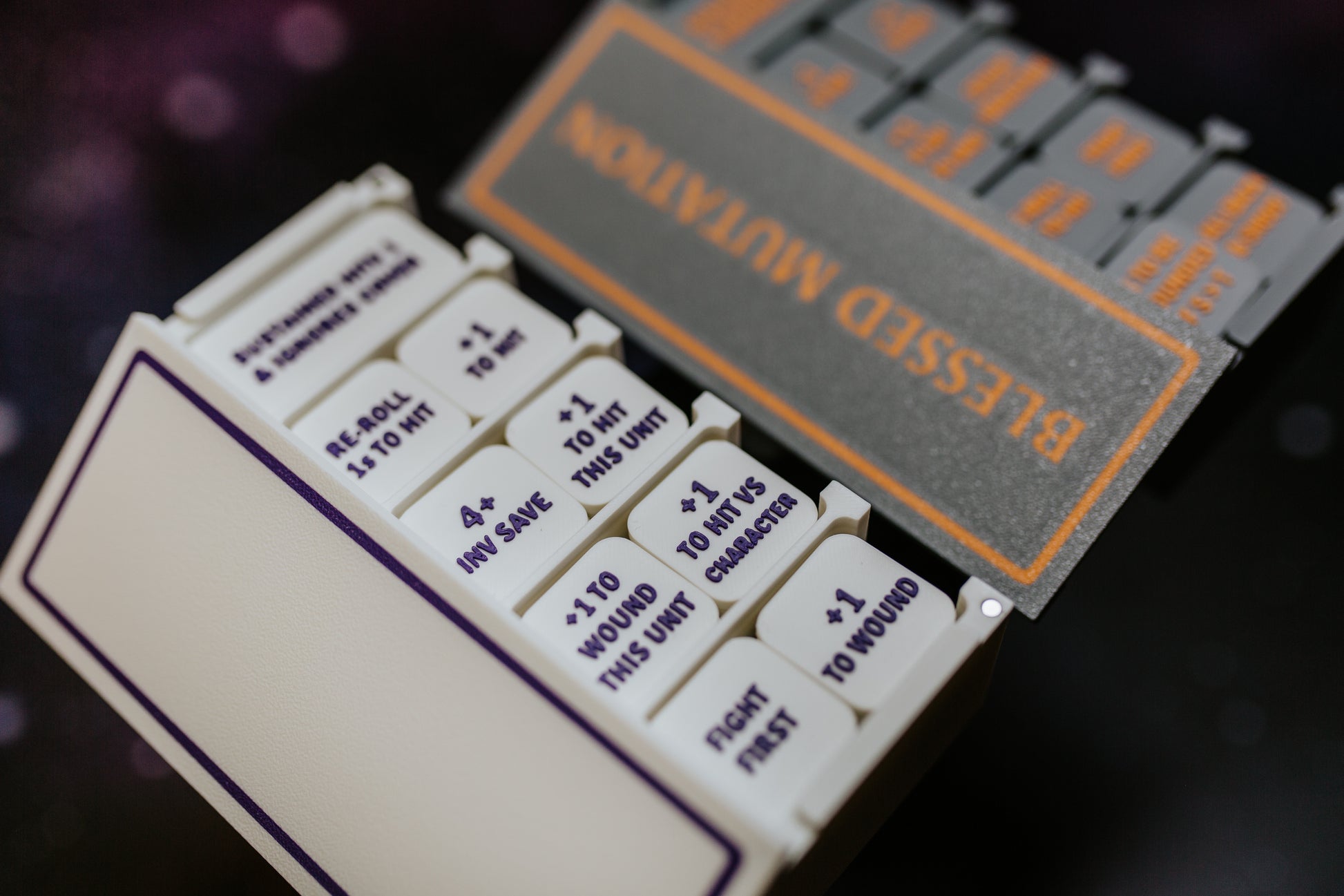 Closeup on Stealer Hive Cult Token Sets | Complete 69-Piece Infiltration Collection for sci-fi wargaming