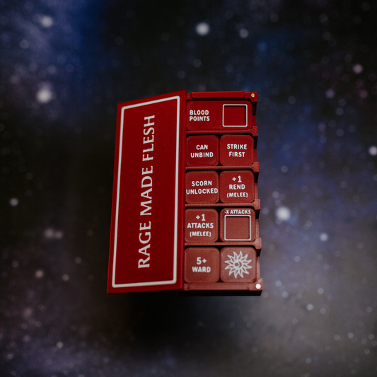 Angry Chaos Blades Token Set | Wargaming | 45 tokens