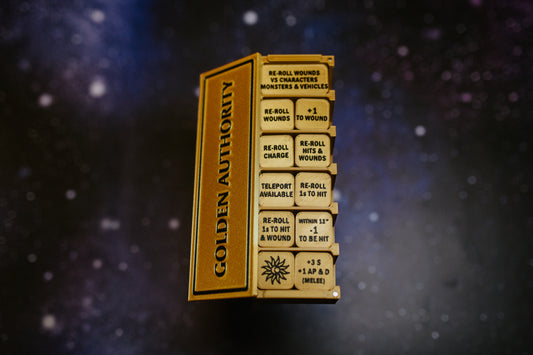 Golden Janitors Token Set | Complete 103-Piece Elite Guardian Collection for sci-fi wargaming