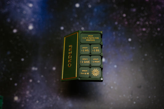 Military Guard Order Token Set | Complete 36-Piece Command Collection for Sci-fi tabletop games