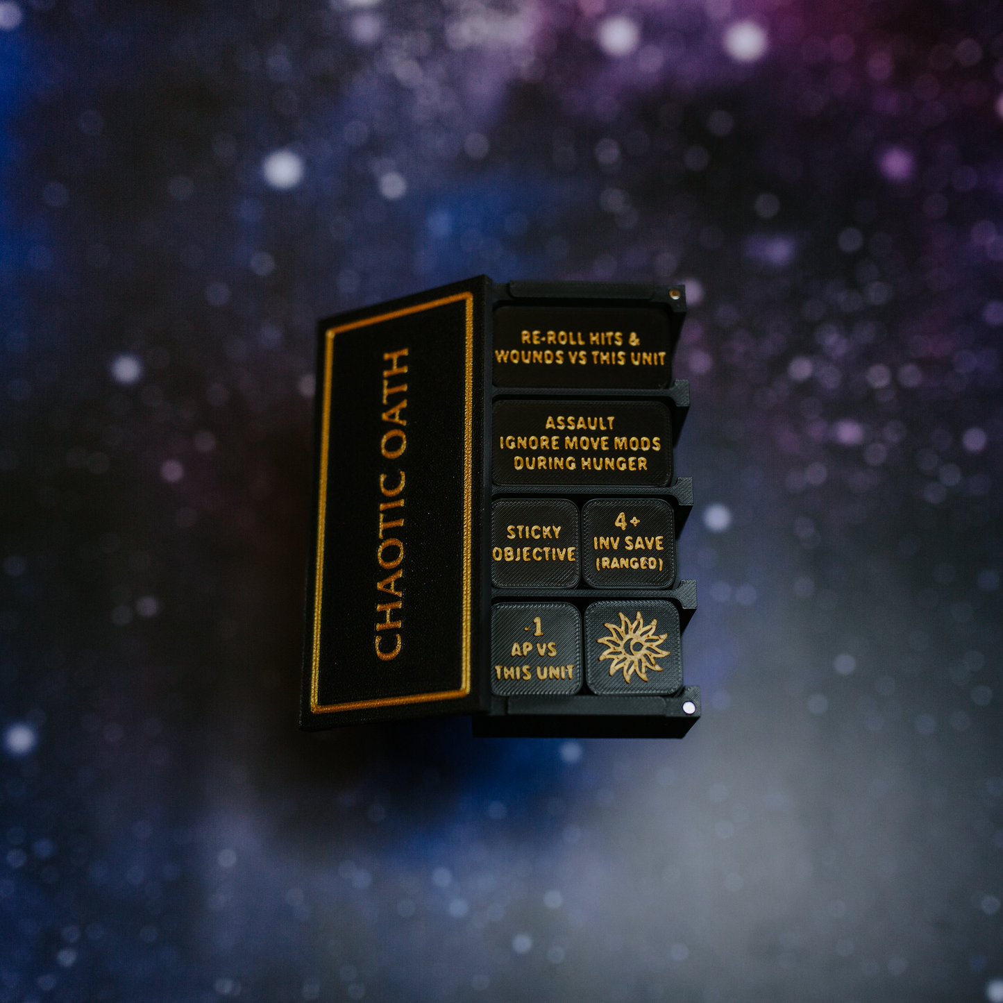 Chaotic Daemons Token Set | Wargaming | 58 tokens