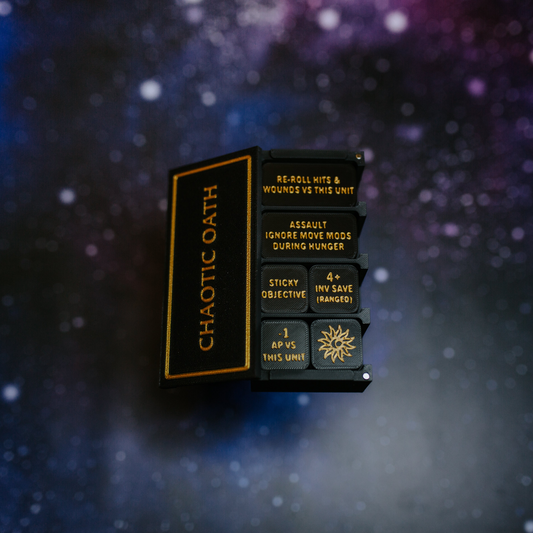 Chaotic Daemons Token Set | Wargaming | 58 tokens