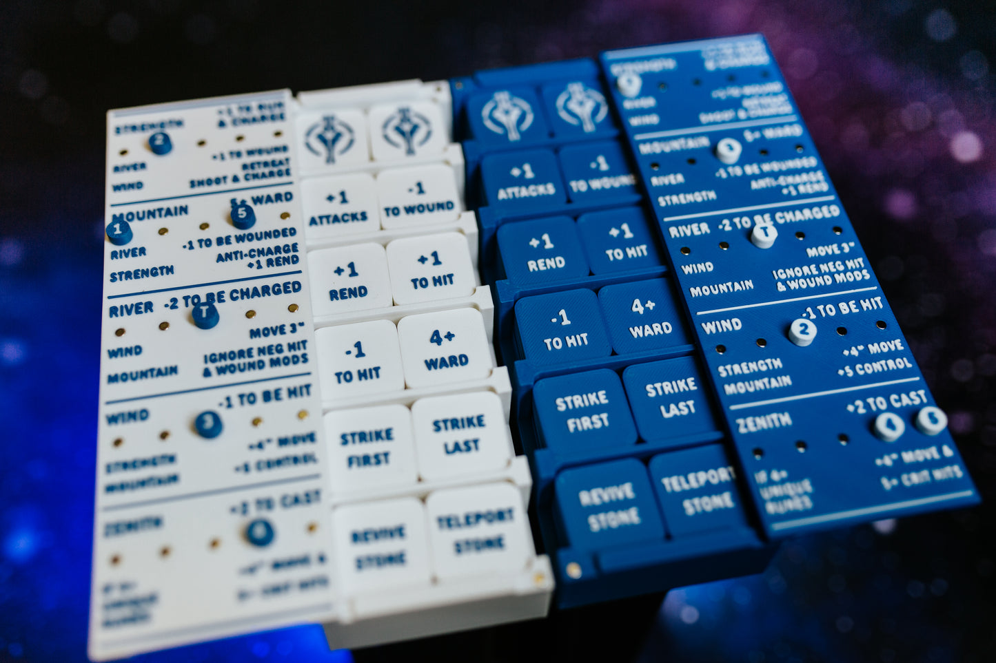 Light Elves Token Set | Rune Tracker Included | Wargaming