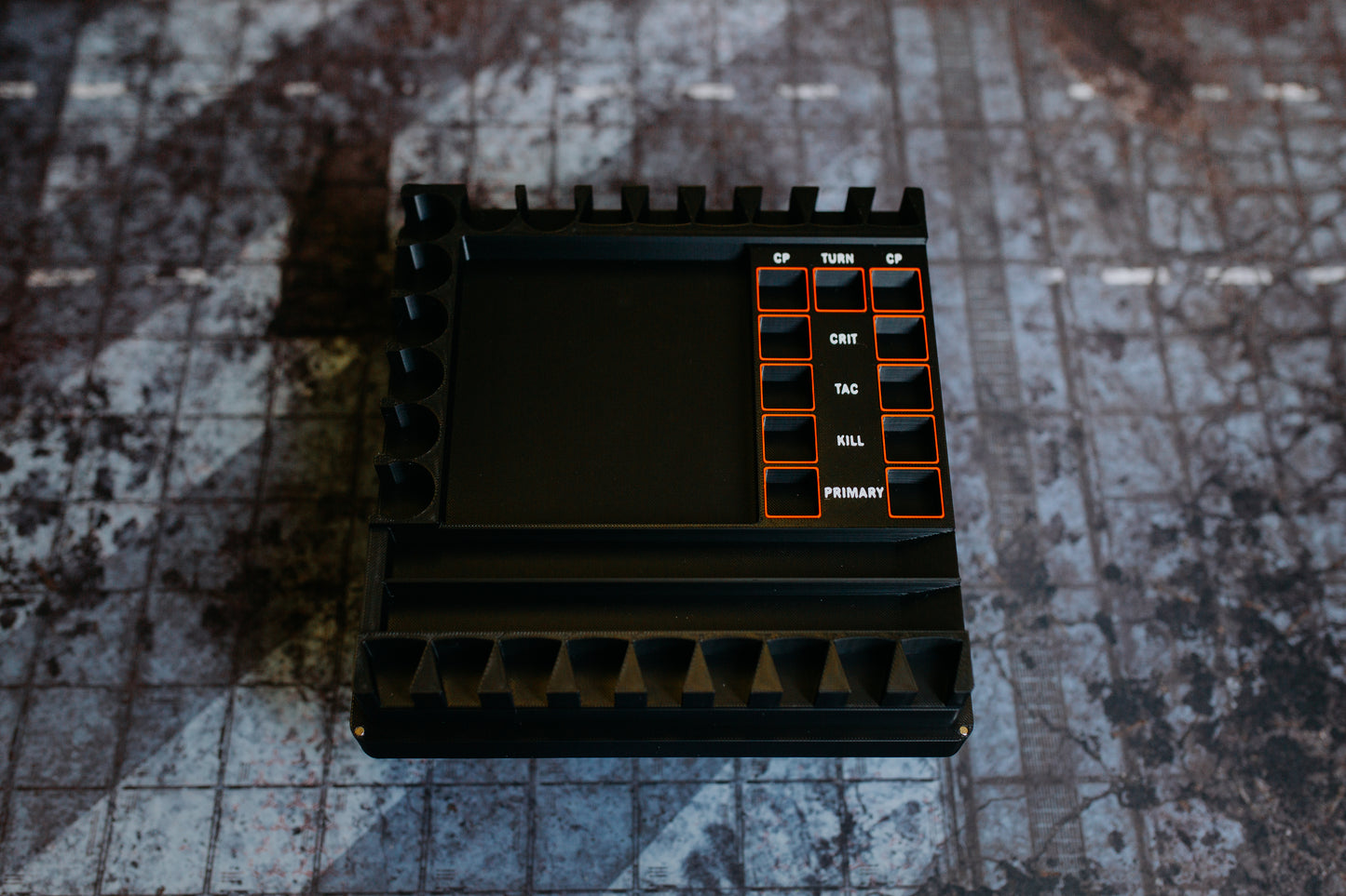 The Skirmish Box — Dice Tray, Score Tracker & Full Game Storage