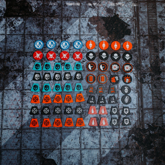Universal Skirmish Tokens - Full set made for 3rd (70 tokens)