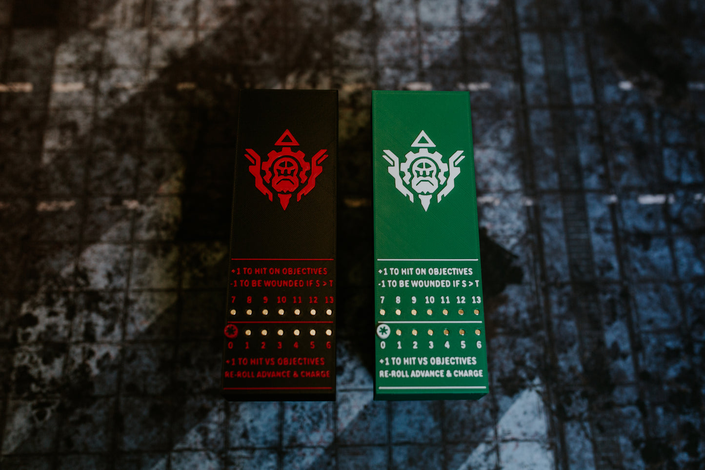 Space Dwarves Token Set | Yield tracker | Made for 11th | Sci-Fi Wargaming