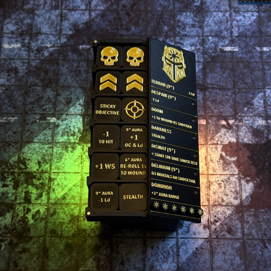 Chaotic Titans Token Set & Tracker | Made for 11th | Sci-Fi Wargaming
