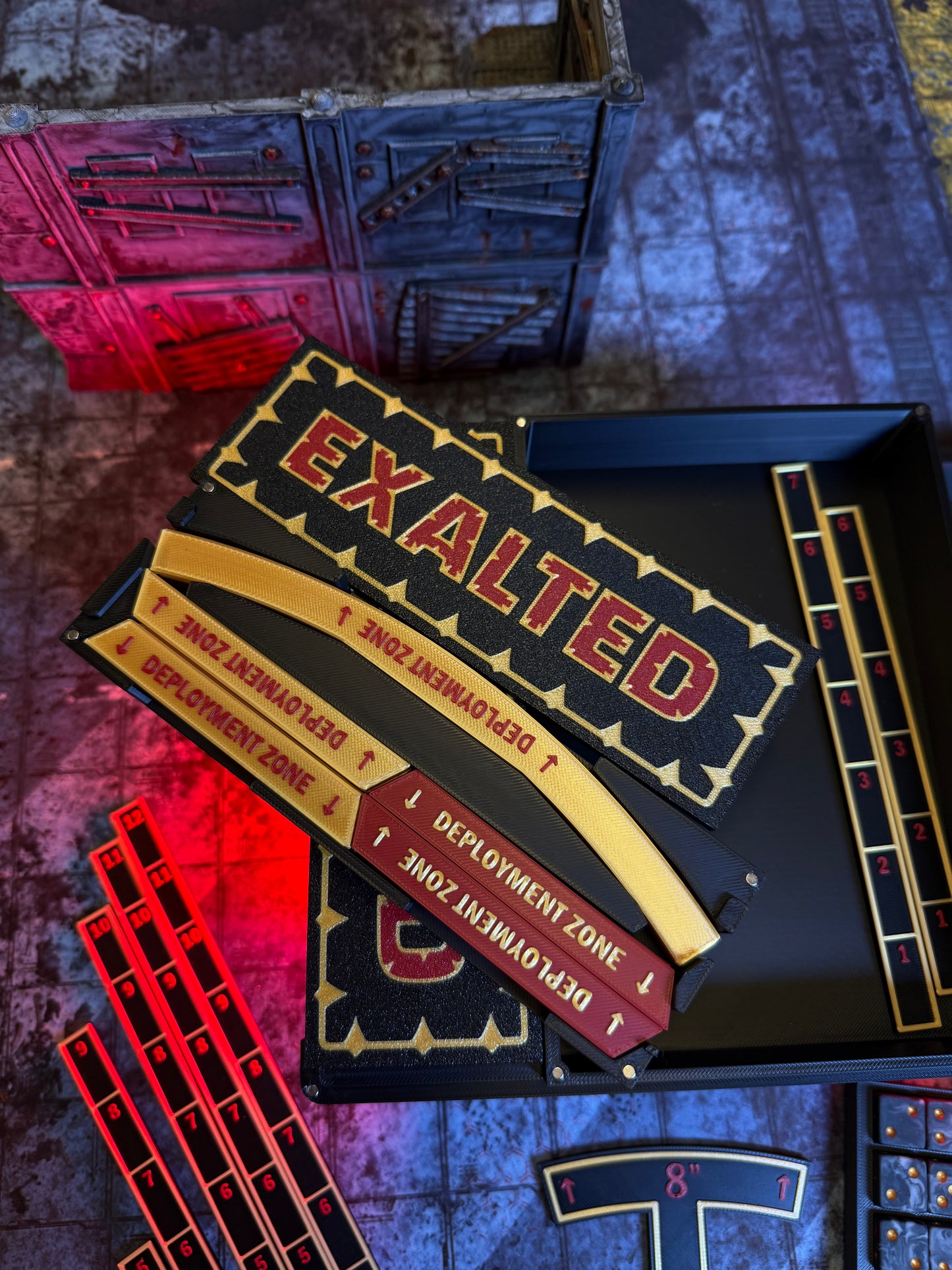 Deployment Zone Markers Double Set Exalted Edition