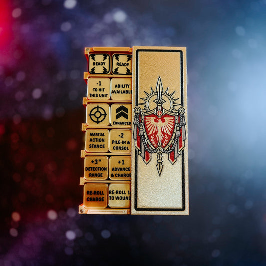 Golden Janitors Token Set | Made for 11th | Sci-Fi Wargaming