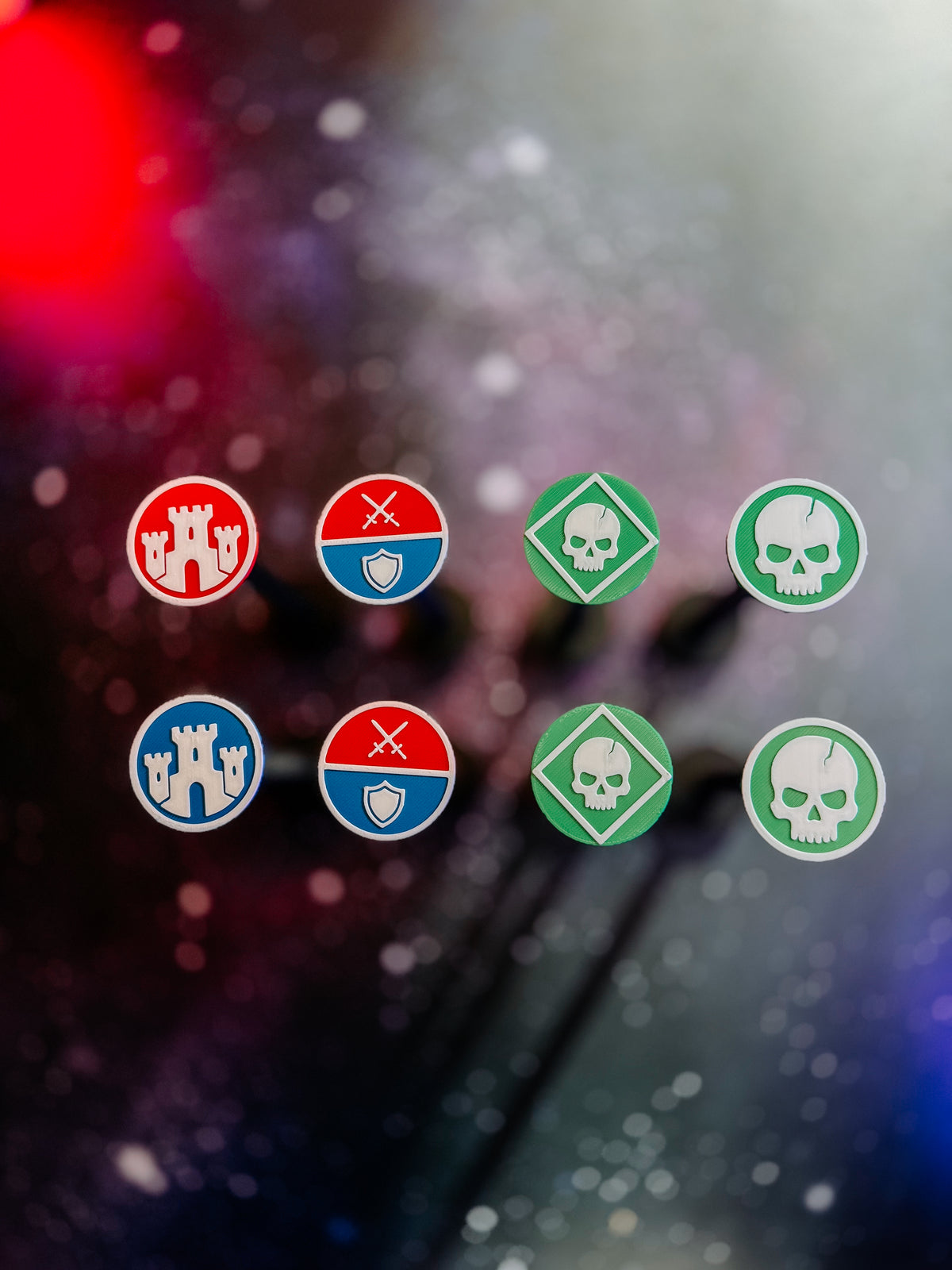Objective Marker Set | Made for 11th | Home, Expansion, Central & Territory Markers