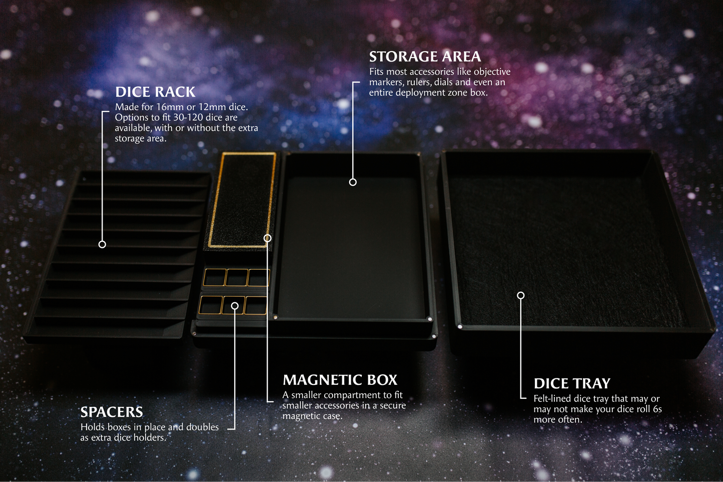 The Battlebox Great Hall Edition | Premium Magnetic Dice Storage